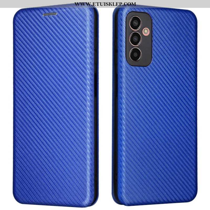 Etui Na Telefon do Samsung Galaxy M13 Etui Folio Włókno Węglowe